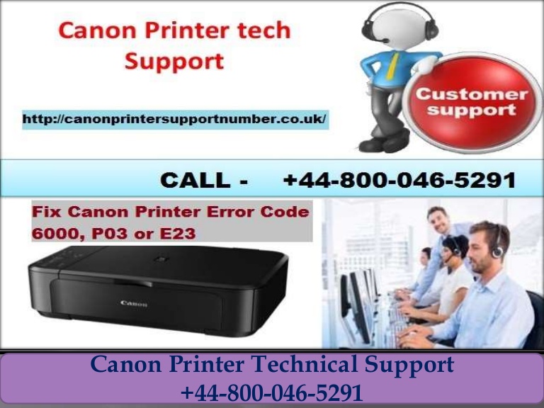 canon printer error code 6000